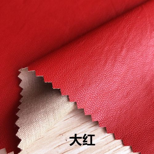 超薄pu皮布料水洗皮人c造皮革仿皮面料服装革娃衣cos服假皮防水布