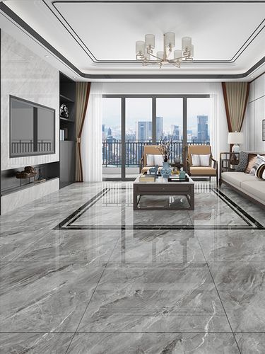 灰色瓷砖地砖800x800通体大理石2021年新款客厅地板砖