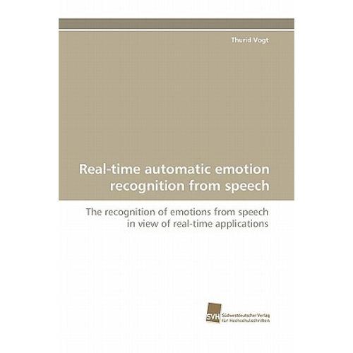 预订 real-time automatic emotion recognit. [9783838125459]