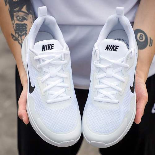 nike耐克官网旗舰正品鞋子2021新款男鞋白色网布运动鞋减震跑步鞋