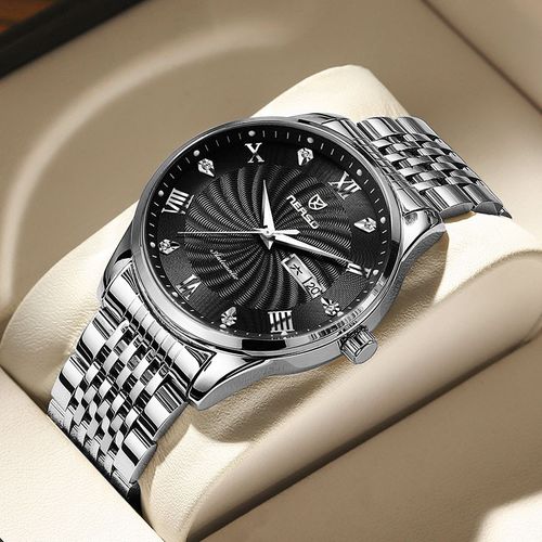 nersd品牌手表男镂空全自动机械表时尚男表钢带潮流男士手表 3078机械