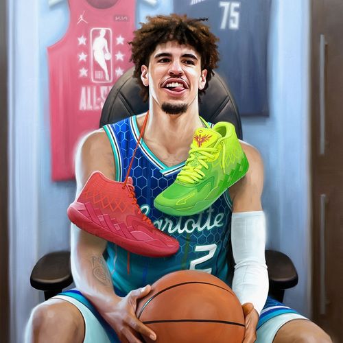 01拉梅洛鲍尔一代 鸳鸯实战篮球鞋