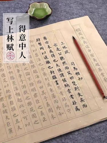 上林赋临摹字帖硬笔楷书毛笔练字帖初学入门手抄宣纸套装周生如故