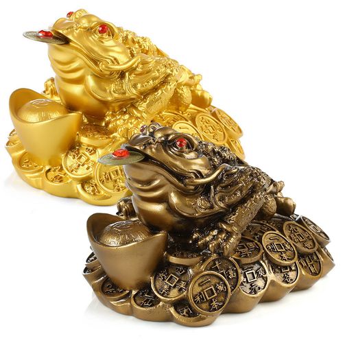 besegad mini fortune lucky coin frog feng shui money toad ch