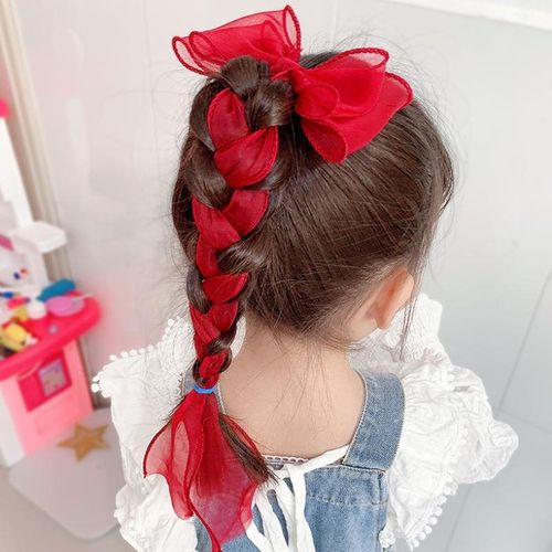 女童头绳时尚扎马尾皮筋不勒头发发圈甜美可爱宝宝超