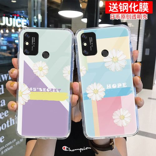 华为荣耀畅玩9a手机壳moaaloo透明软壳moatl00撞色moa一al20女款