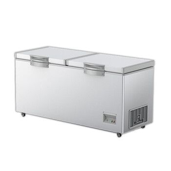 乐创(lecon)卧式冰柜商用 大容量冷冻柜大型保鲜冰柜冷柜冻肉柜518型