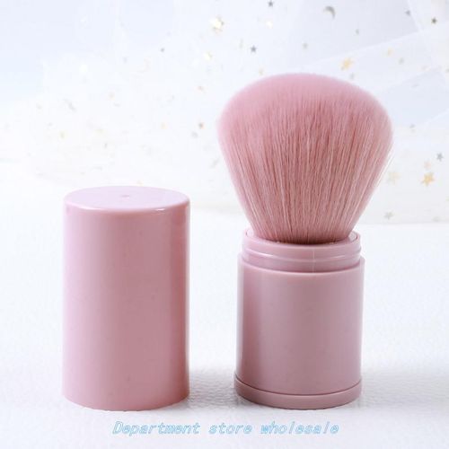 new powder makeup retractable brush head soft portable blush