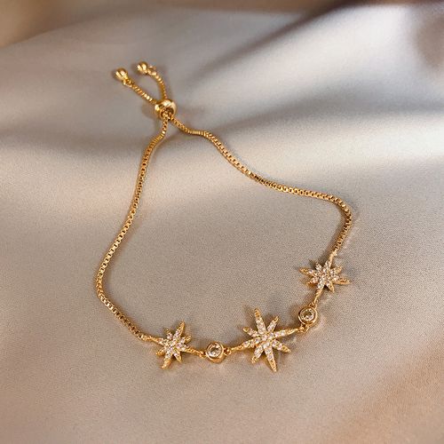 八芒星小众手链轻奢韩版简约个性手饰ins小众设计饰品网红闺蜜