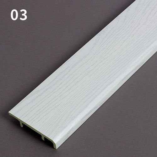子pvc踢8线g木塑地脚线竹木纤维墙角线踢地板木脚板6/脚/10/12