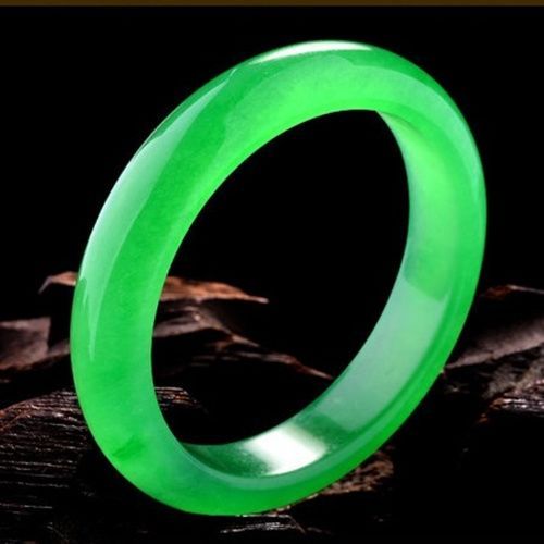 天然正品冰种a级绿翡翠.玉髓玛瑙手镯女款 石英岩玉手镯