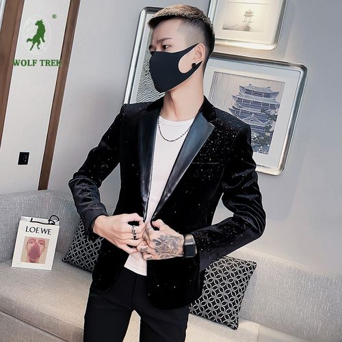 [七匹狼国际公司授权wolf trek ]21秋冬款精神小伙工作服修身时尚西服