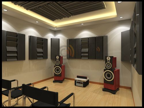 律音 录音棚 听音室 成套方案 吸音 隔音 驻波 扩散