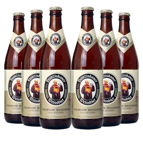 德国原装进口 教士小麦白啤酒500ml*6瓶 教士啤酒组合装