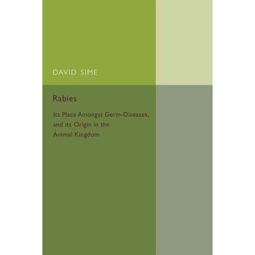预订 rabies: its place amongst germ-disea. [9781107456600]