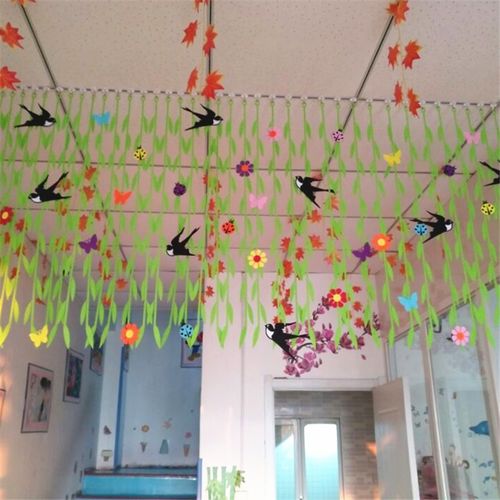 幼儿园吊饰墙面装饰走廊挂饰创意教室布置班级环创