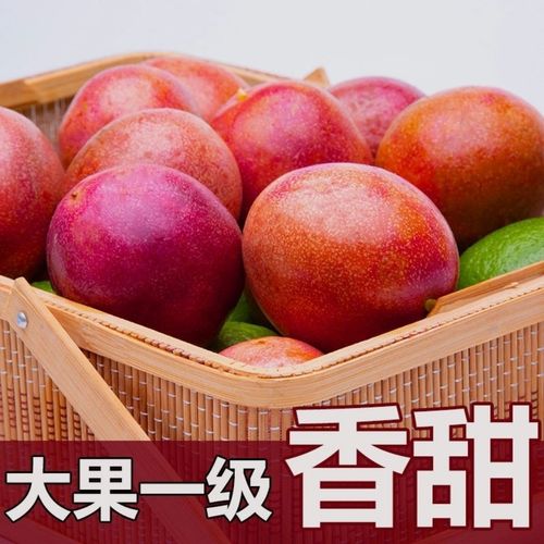 广东百香果5斤大果香波果热带特级新鲜水果百香果6应季现摘一级