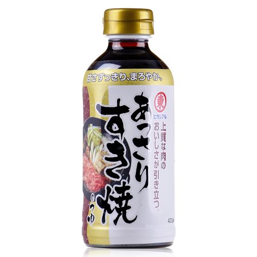 寿喜烧火锅调味汁 400ml 日本原装进口日式牛肉寿喜汤底料sukiyaki