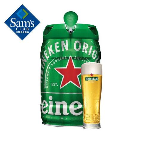 山姆超市 喜力 荷兰进口 铁金刚啤酒 5l 桶装 纵享绵密