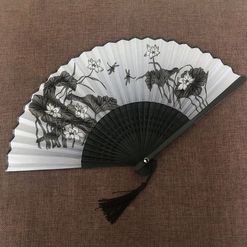 古风扇子折扇女霸气p紫色小说折扇帅气扇子霸气扇子