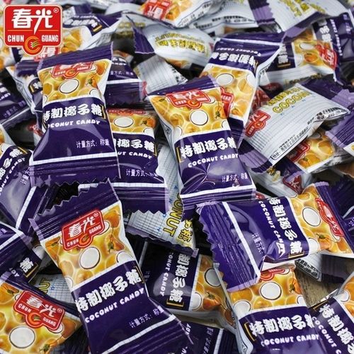 春光椰子糖海南特产传统特制椰子糖休闲零食水果硬糖散装糖果批发