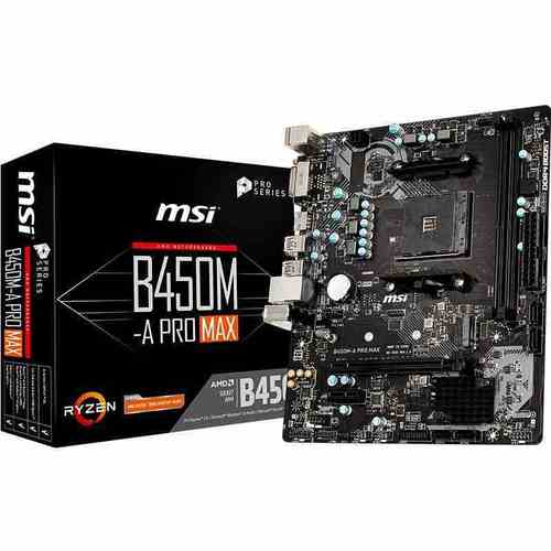 微星 b450m -a pro vdh max mortar迫击炮max 全新主板配amd锐龙u