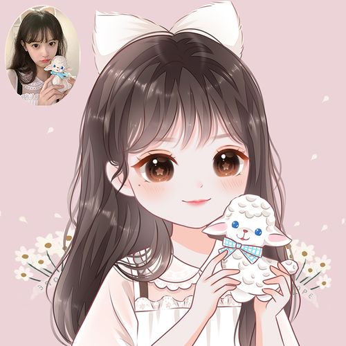 手绘头像定制微信头像画情侣真人照片动漫画卡通设计原创画师约稿