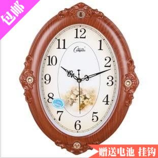 康巴丝石英钟客厅卧室会议室静音挂钟欧式大挂钟钟表