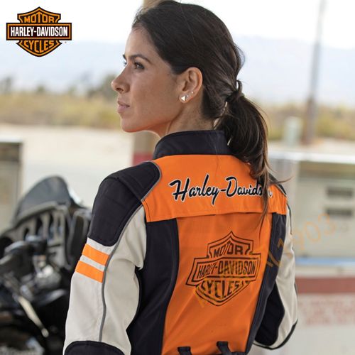 harleydavidson哈雷戴维森摩托车女士阿德莫尔多功能骑行夹克外套