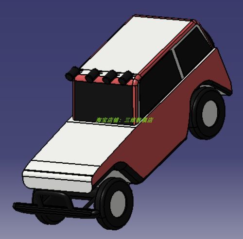 78厘米吉普牧马人越野汽车实体三维几何数模型3d打印素材车轮车身