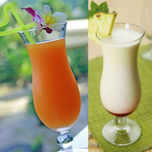 包邮果汁杯无铅玻璃飓风高脚杯冷饮杯大容量特色杯创意杯470ml
