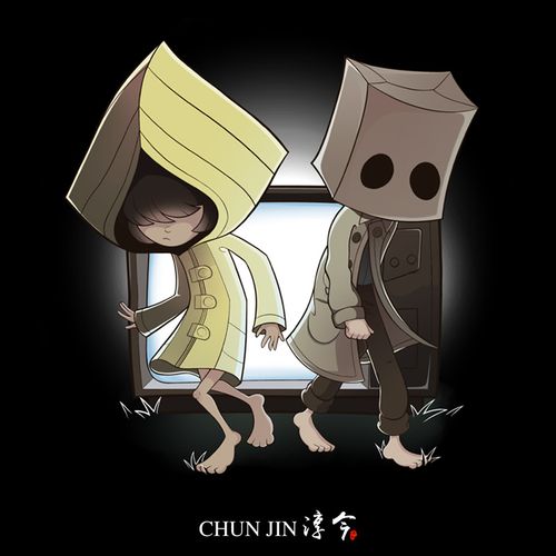 小小梦魇2游戏steam同款周边连帽卫衣薄款男女学生加