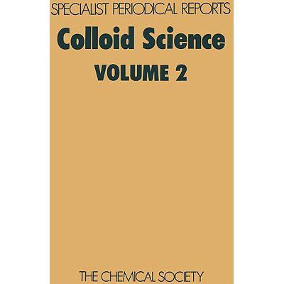 预订 colloid sci vol 2: volume 2