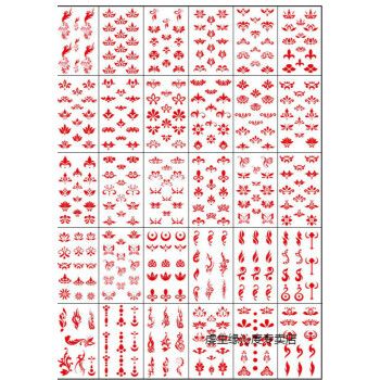 儿童舞台演出额头贴 花钿儿童眉心贴性感古风额头表演写古装仙女防水