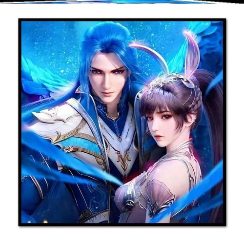 动漫斗罗大陆唐三小舞儿童成人diy数字油画手工填色房间装饰挂画