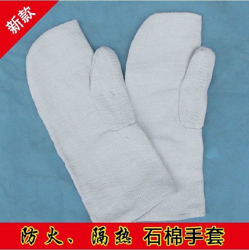 中长 石棉手套 耐高温手套 防烫手套 劳保手套工作手套38厘米j6-5