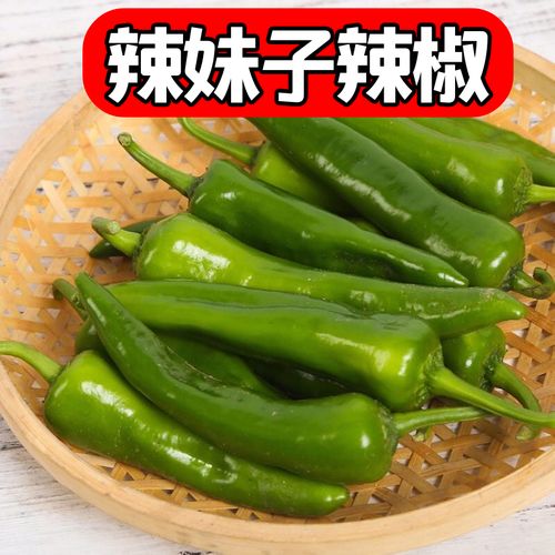 顺丰包邮辣妹子辣椒新鲜3斤5斤特辣青尖椒虎皮椒农家蔬菜助农青菜