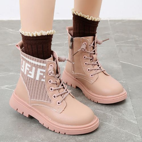 女童靴子儿童马丁靴春秋季新款小女孩公主单靴宝宝短靴皮靴童鞋冬