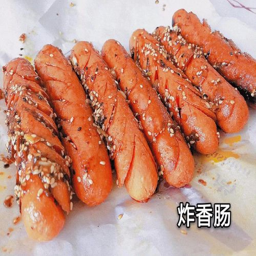 正宗街头铁板煎肠油炸火腿淀粉肠烧烤肠煎肠面肠香肠韩国风味 6根(50g
