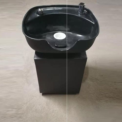 坐式美容美发塑料洗头盆洗头床冲水床理发店发廊专用简约方便