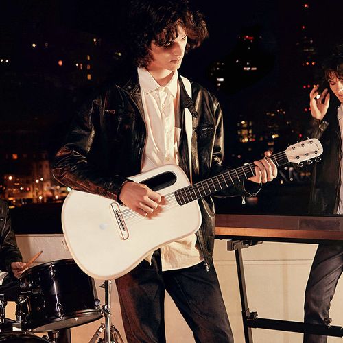 拿火lava me 3民谣吉他初学者36/38寸碳纤维旅行智能吉他男生女生