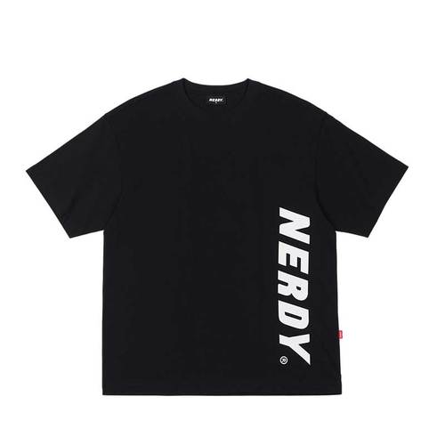 【直营】nerdy潮牌t恤男紫色短袖衣服正品卡其色圆领浅紫色直筒