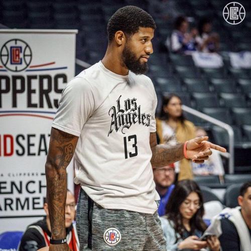 pg快船队george13号保罗乔治短袖男女篮球运动训练服球衣t恤衫夏