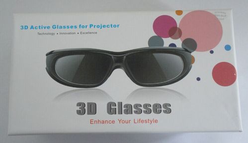 钻石全新g05-dlp主动式快门3d眼镜包装盒眼镜盒
