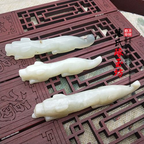 岫玉虎符手把玩件案头陈设虎头镇纸玉镇纸文房四宝玉镇纸岫玉