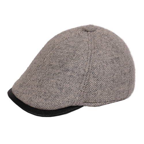 盛锡福帽子21秋冬季男女帽前进帽羊毛鸭舌帽休闲男女帽护耳百搭帽