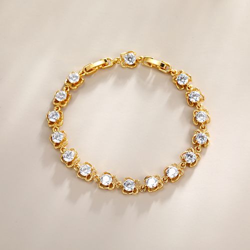 手链金镶玉小众品牌首饰闺蜜红宝石礼物夏手镯网红爆款本命年