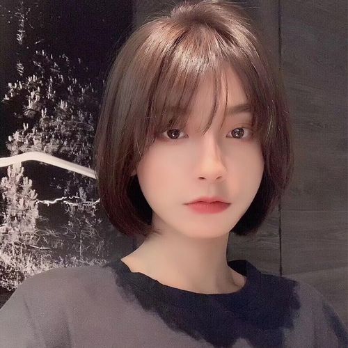 短发方逼真头女脸波发型脸型自然假发修饰刘好看的少女齐适合海波