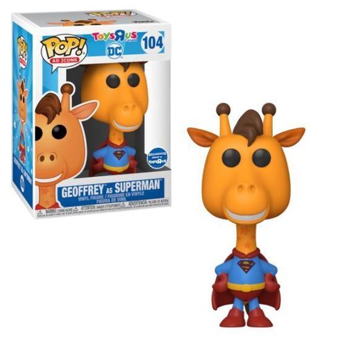 正版 funko pop 玩具反斗城dc超人 长颈鹿吉祥物 限定款 玩具模型