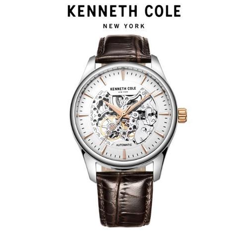 kennethcole手表男士kc 纽约时尚镂空男表休闲皮带防水自动机械表